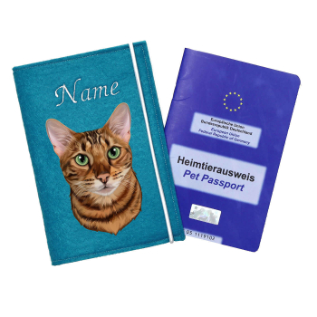 Impfpasshülle für die Bengal Katze